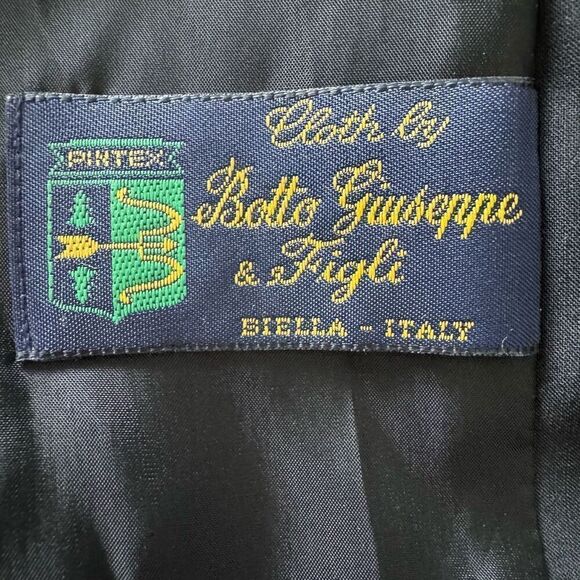 Rene Lezard Black Buckle Jacket By Botto Giuseppe & Figli - Picture 8 of 10